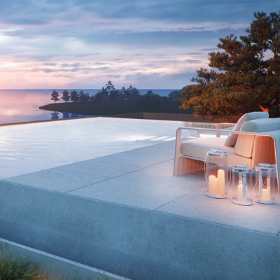 Strefa wypoczynkowa z basenem - Apartamenty Sea & Lake Mieln